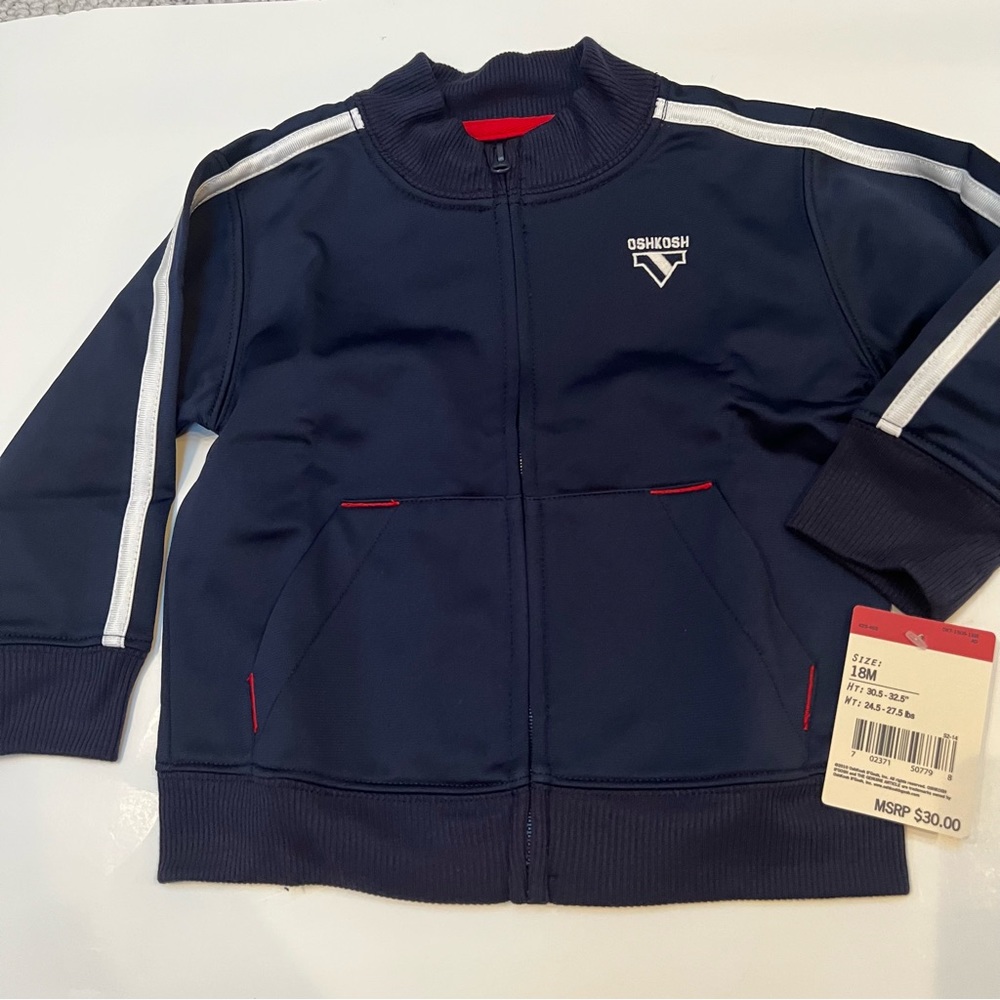 NWT Boy’s OshKosh Track Jacket
